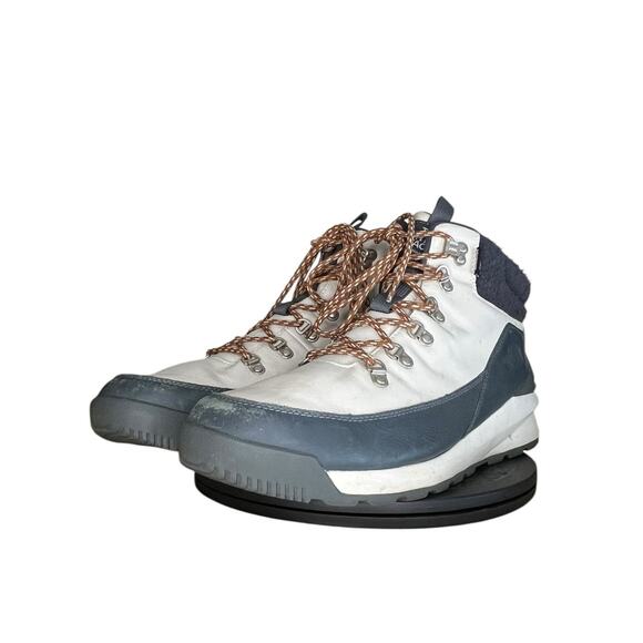 Mens The North Face Back to Berkeley Waterproof Boots Hiking Size 12 Gray White - Picture 2 of 5